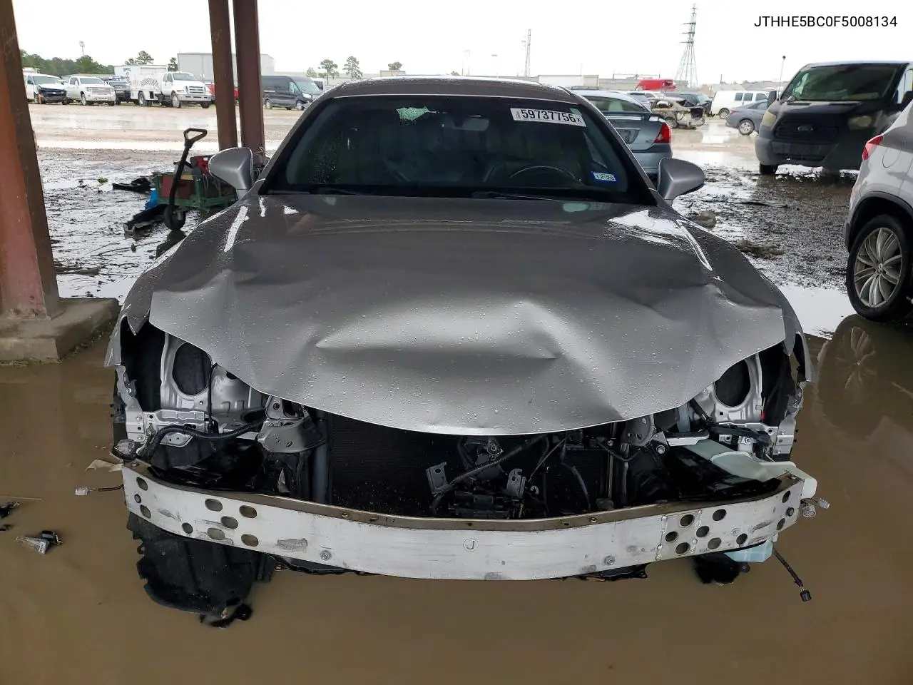 2015 Lexus Rc 350 VIN: JTHHE5BC0F5008134 Lot: 59737756