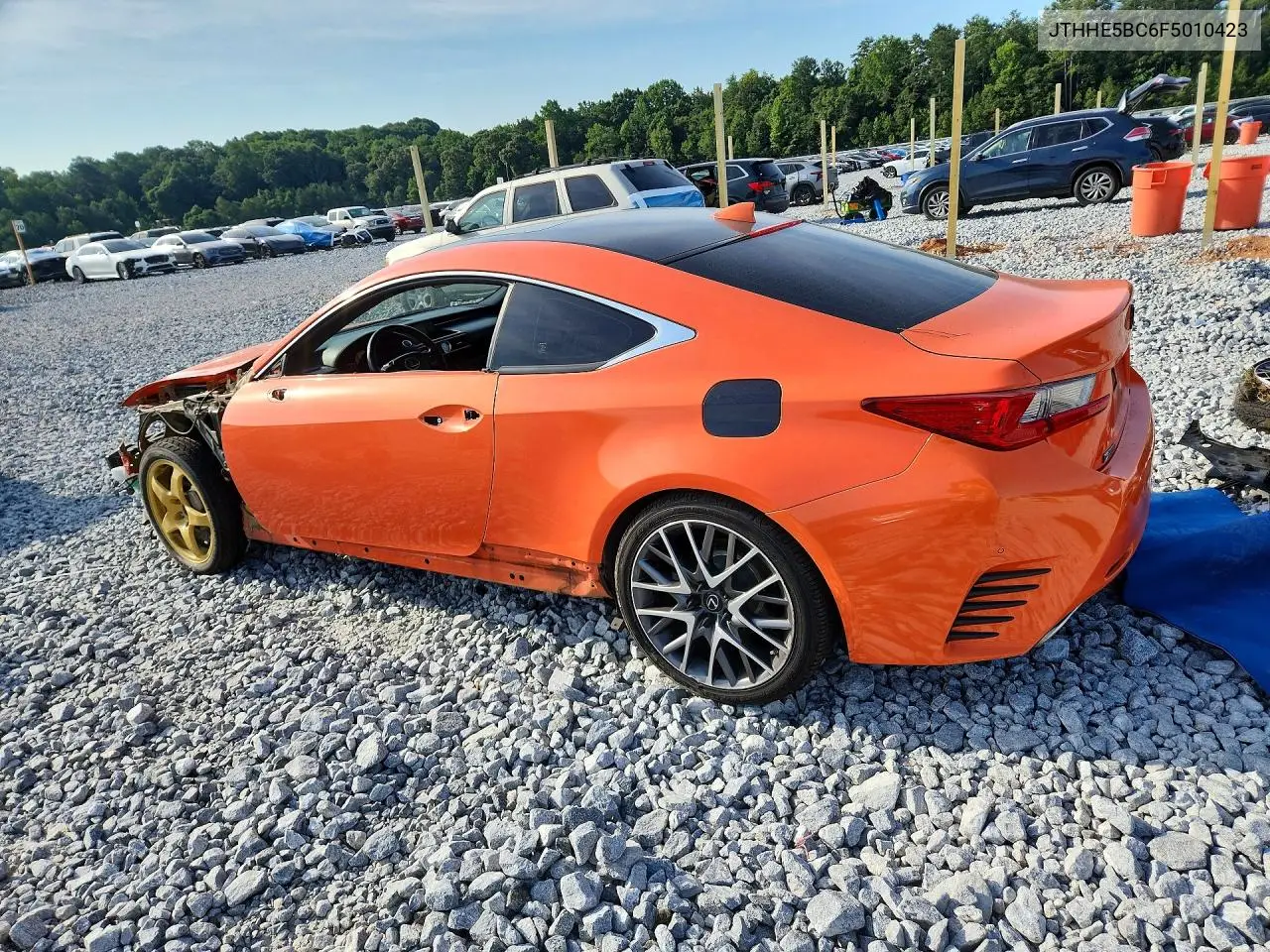 2015 Lexus Rc 350 VIN: JTHHE5BC6F5010423 Lot: 59979886