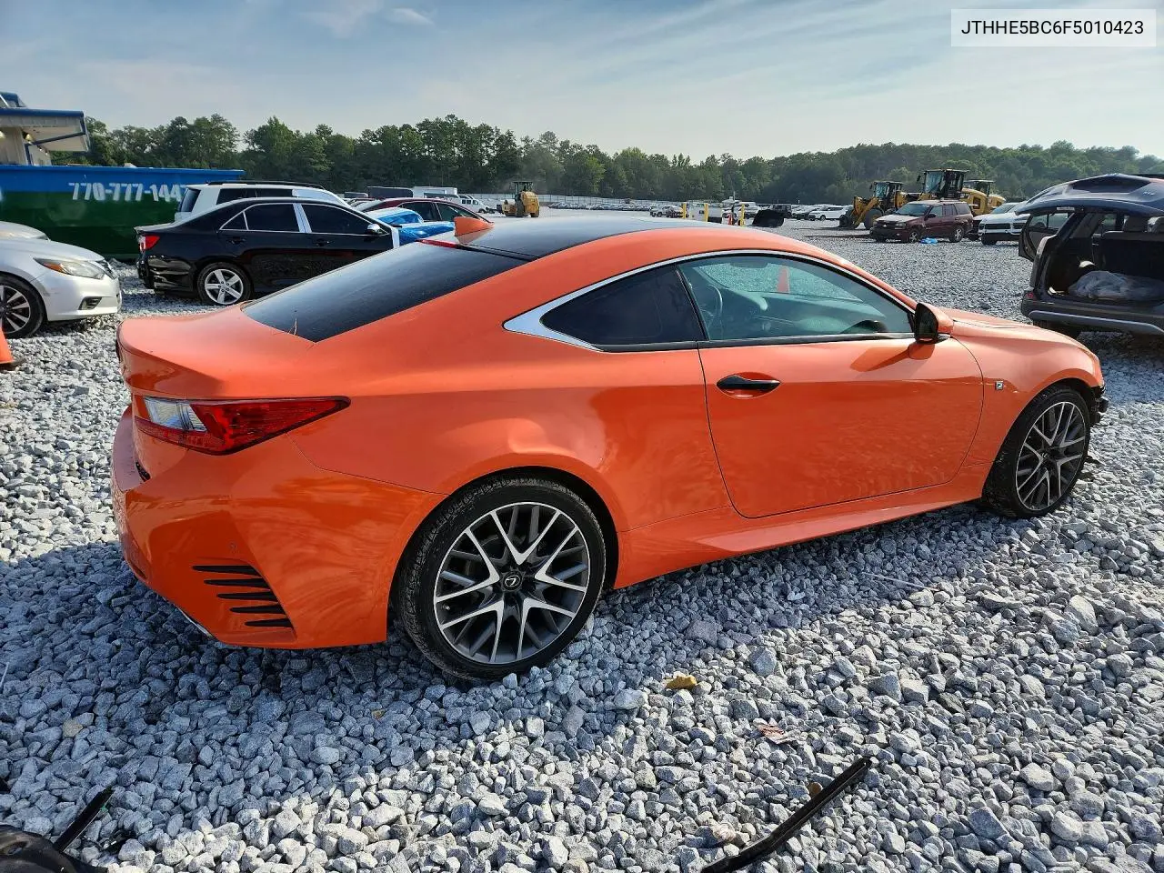 2015 Lexus Rc 350 VIN: JTHHE5BC6F5010423 Lot: 59979886