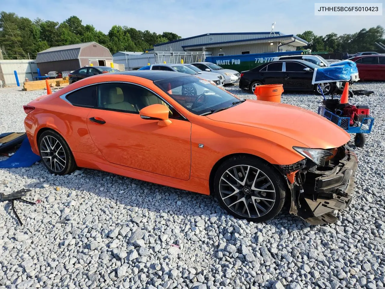 2015 Lexus Rc 350 VIN: JTHHE5BC6F5010423 Lot: 59979886