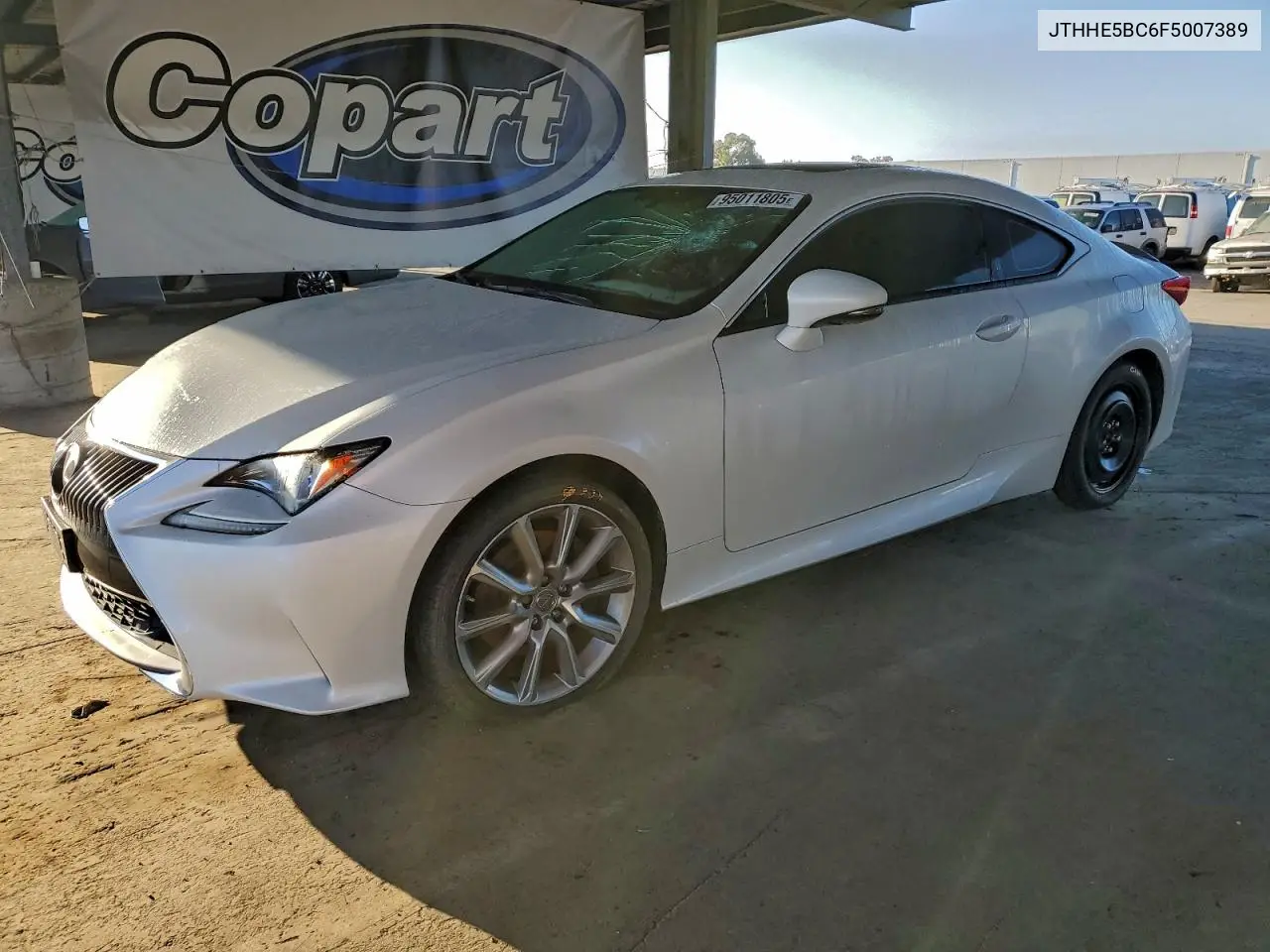 2015 Lexus Rc 350 VIN: JTHHE5BC6F5007389 Lot: 95011805