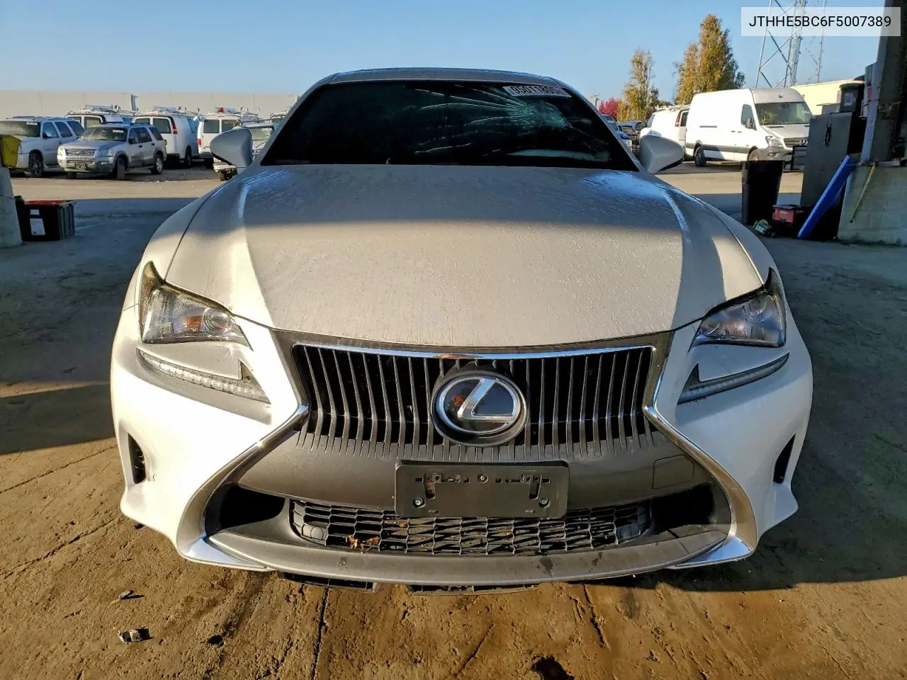 2015 Lexus Rc 350 VIN: JTHHE5BC6F5007389 Lot: 95011805