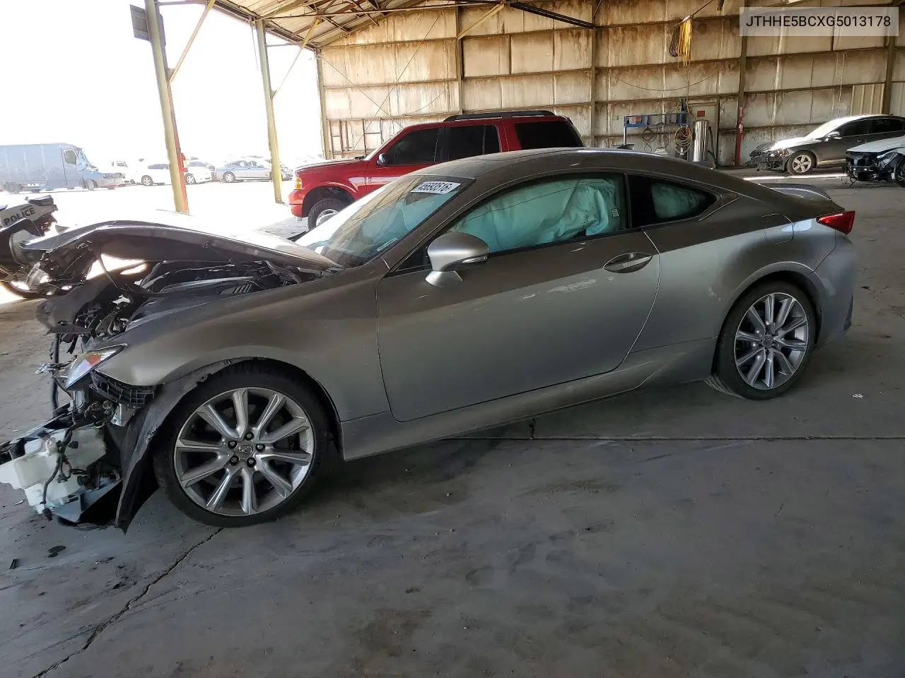 2016 Lexus Rc 350 Base VIN: JTHHE5BCXG5013178 Lot: 45693516