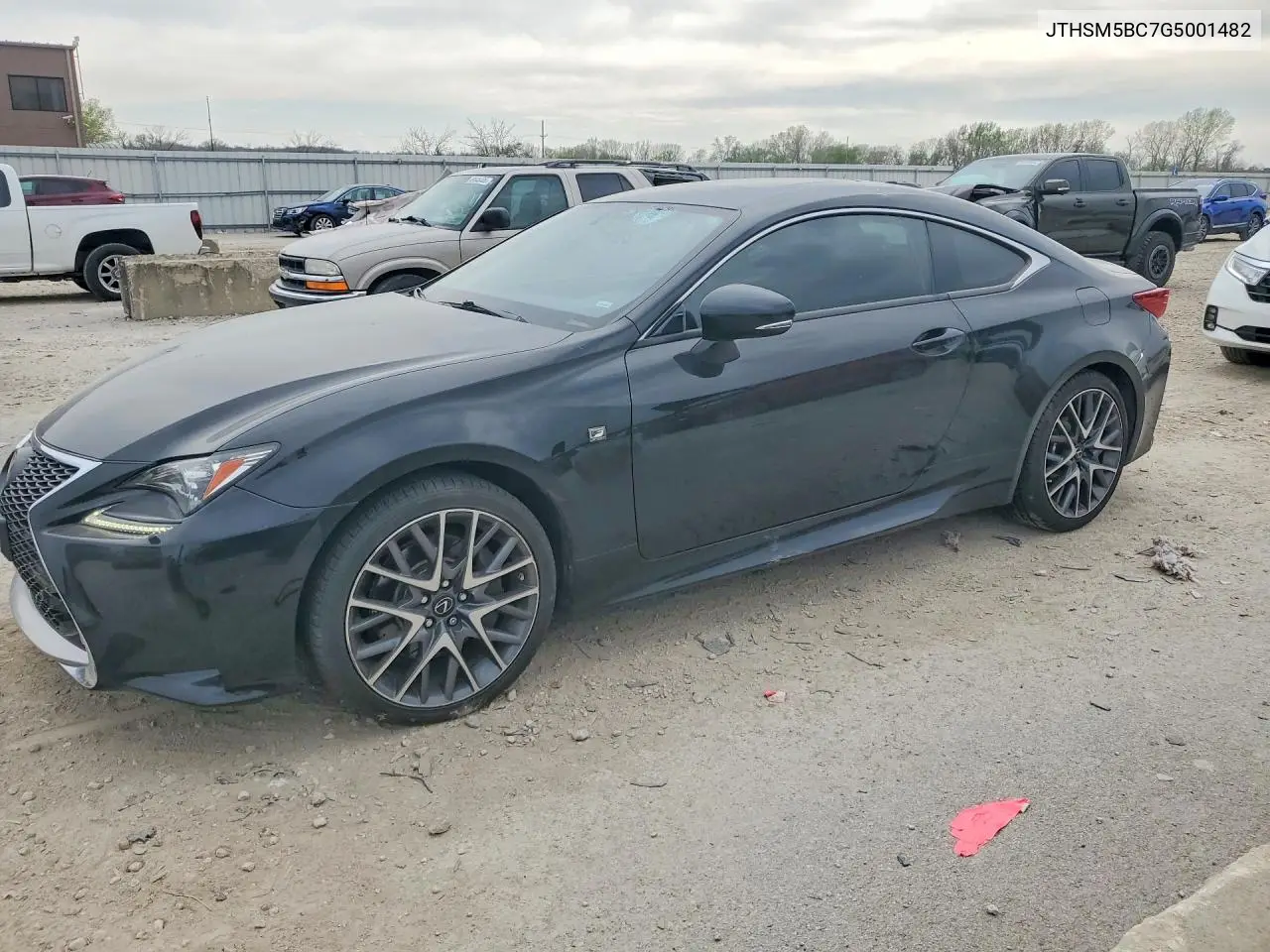 2016 Lexus Rc 300 VIN: JTHSM5BC7G5001482 Lot: 49270026
