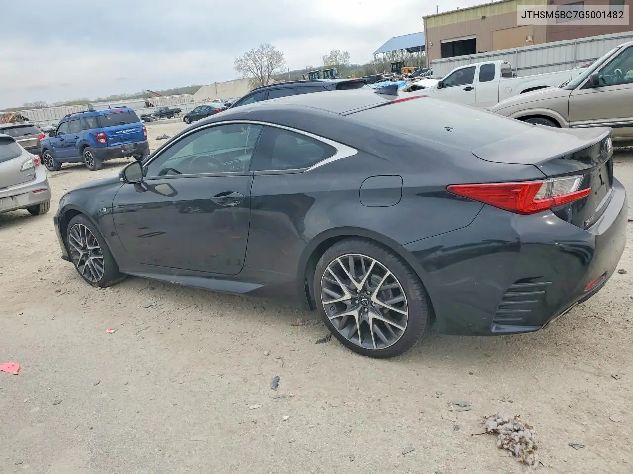 2016 Lexus Rc 300 VIN: JTHSM5BC7G5001482 Lot: 49270026