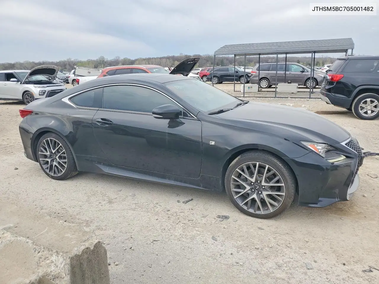 2016 Lexus Rc 300 VIN: JTHSM5BC7G5001482 Lot: 49270026
