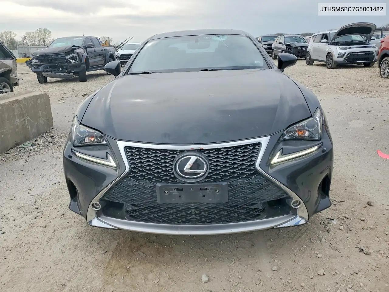 2016 Lexus Rc 300 VIN: JTHSM5BC7G5001482 Lot: 49270026