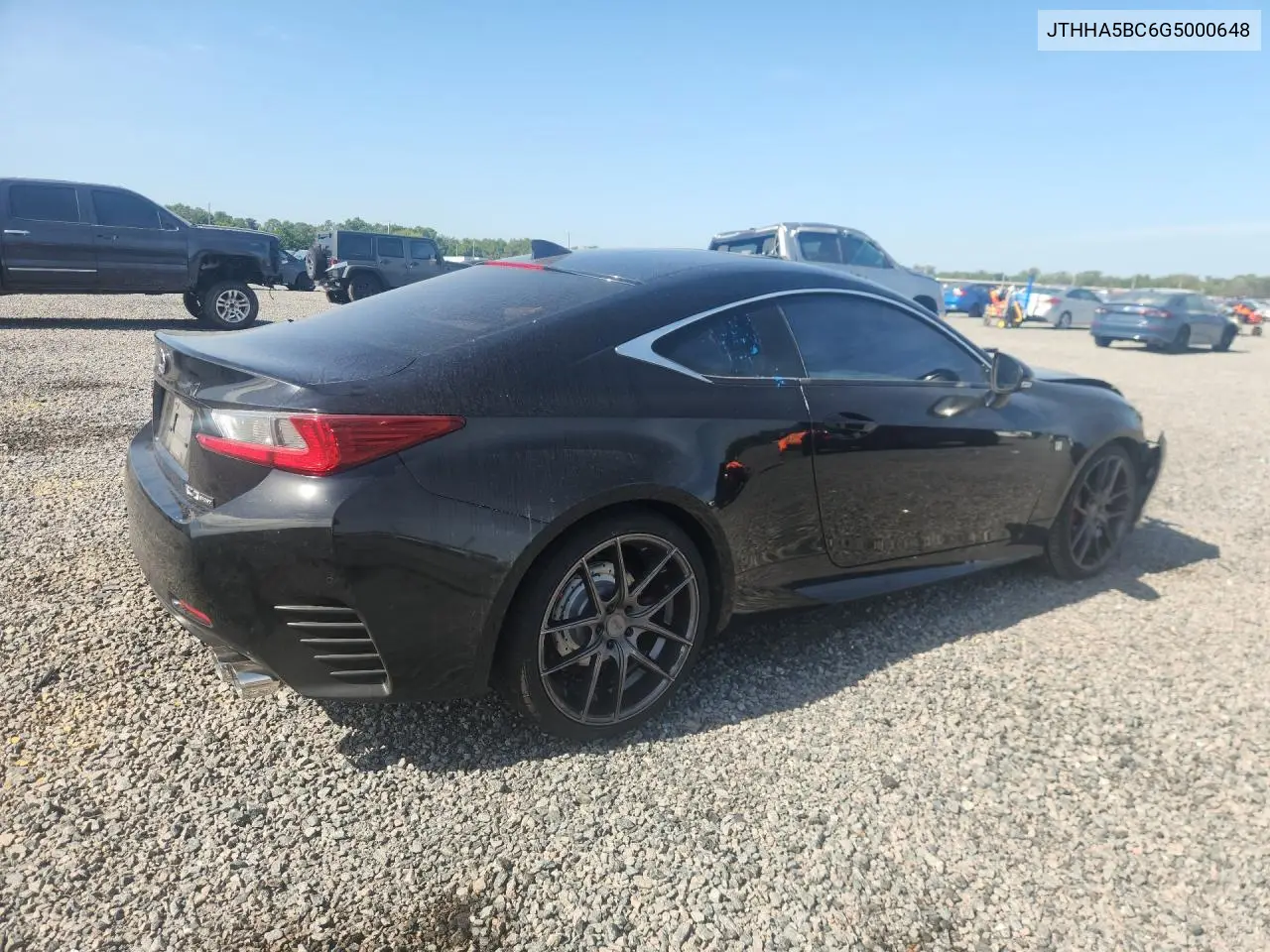 2016 Lexus Rc 200T VIN: JTHHA5BC6G5000648 Lot: 51376276