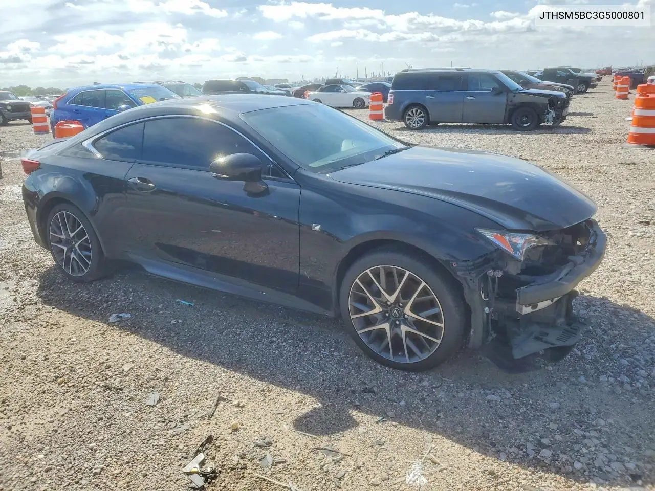 2016 Lexus Rc 300 VIN: JTHSM5BC3G5000801 Lot: 51669766