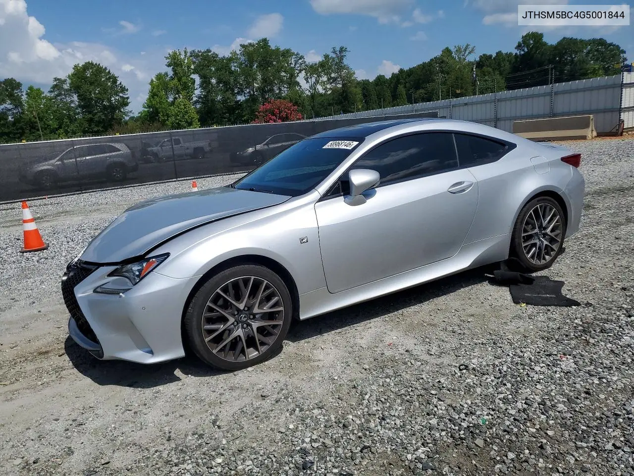 2016 Lexus Rc 300 VIN: JTHSM5BC4G5001844 Lot: 58968146