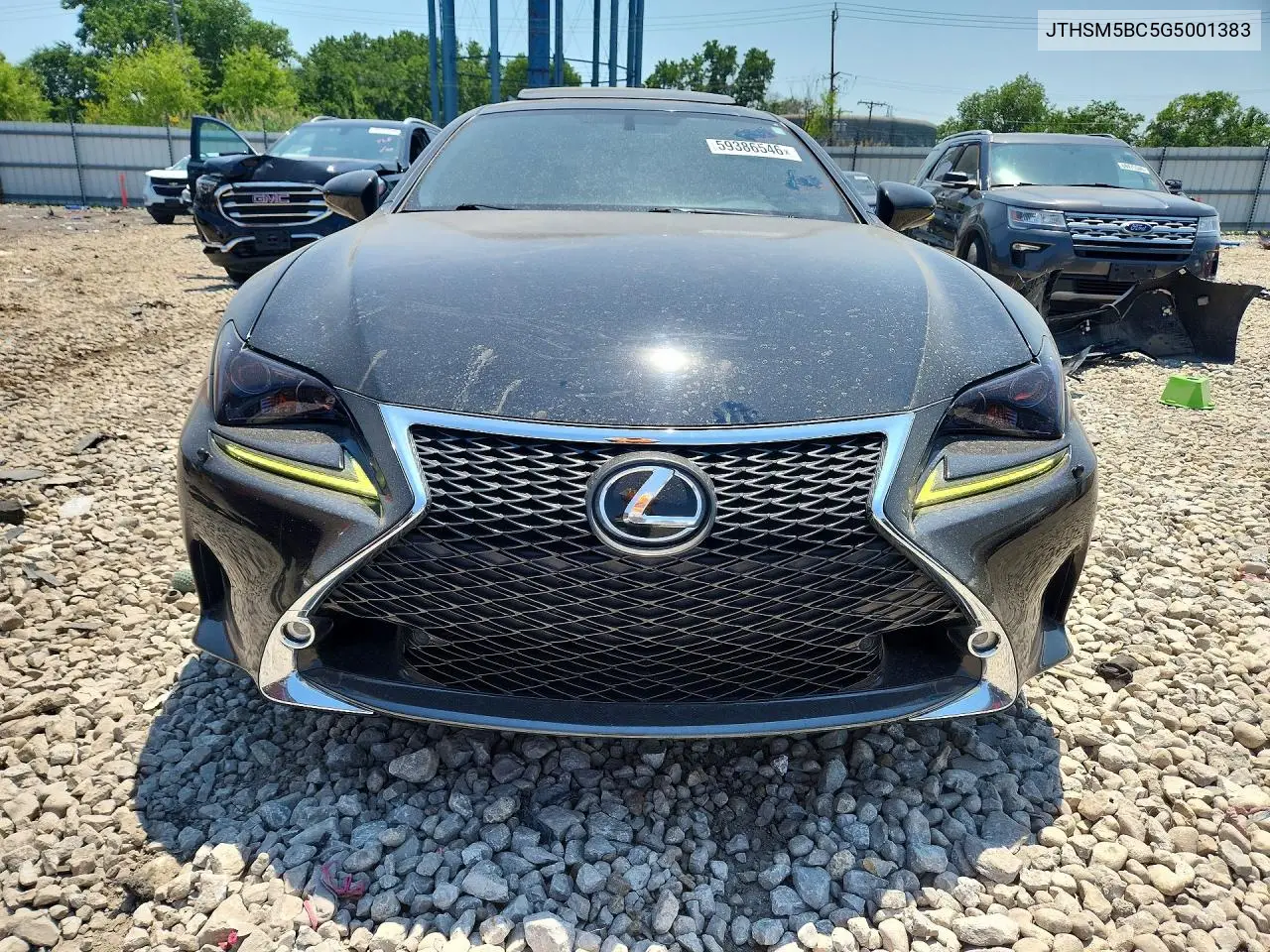 2016 Lexus Rc 300 VIN: JTHSM5BC5G5001383 Lot: 59386546
