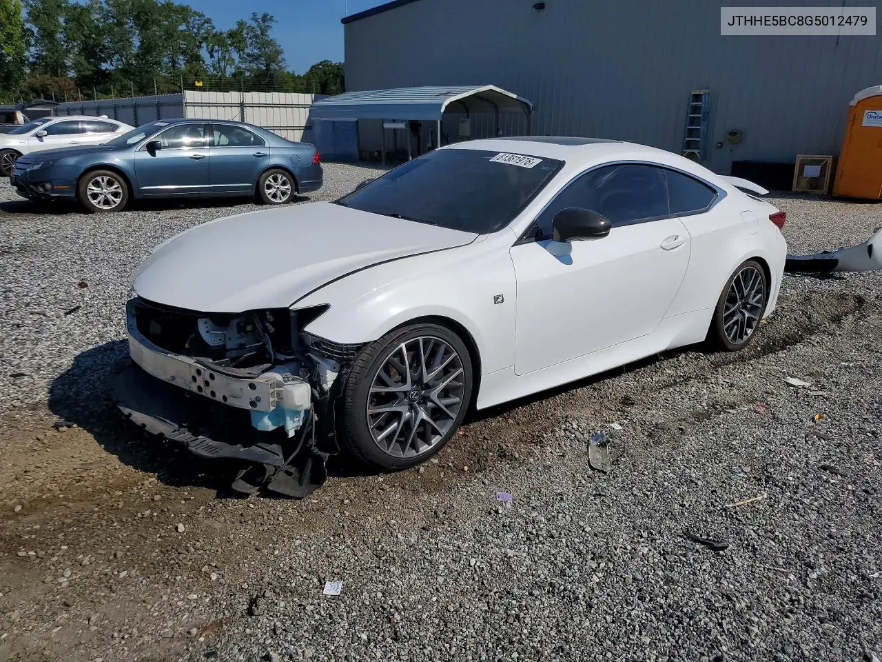 2016 Lexus Rc 350 VIN: JTHHE5BC8G5012479 Lot: 61381976