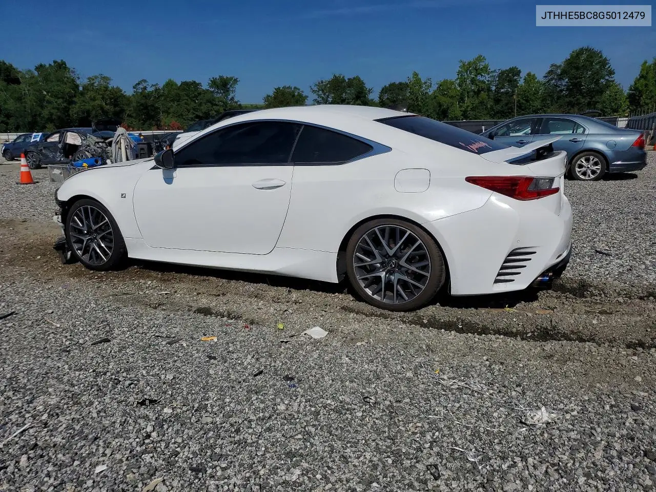2016 Lexus Rc 350 VIN: JTHHE5BC8G5012479 Lot: 61381976