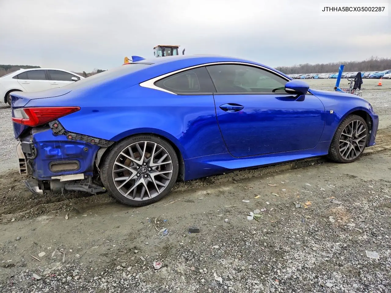 2016 Lexus Rc 200T VIN: JTHHA5BCXG5002287 Lot: 74370835
