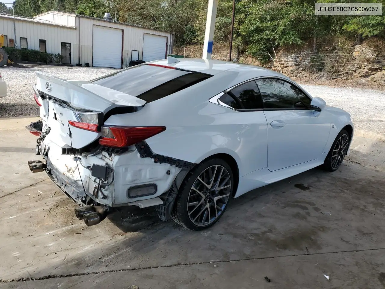 2016 Lexus Rc 350 VIN: JTHSE5BC2G5006067 Lot: 81848275