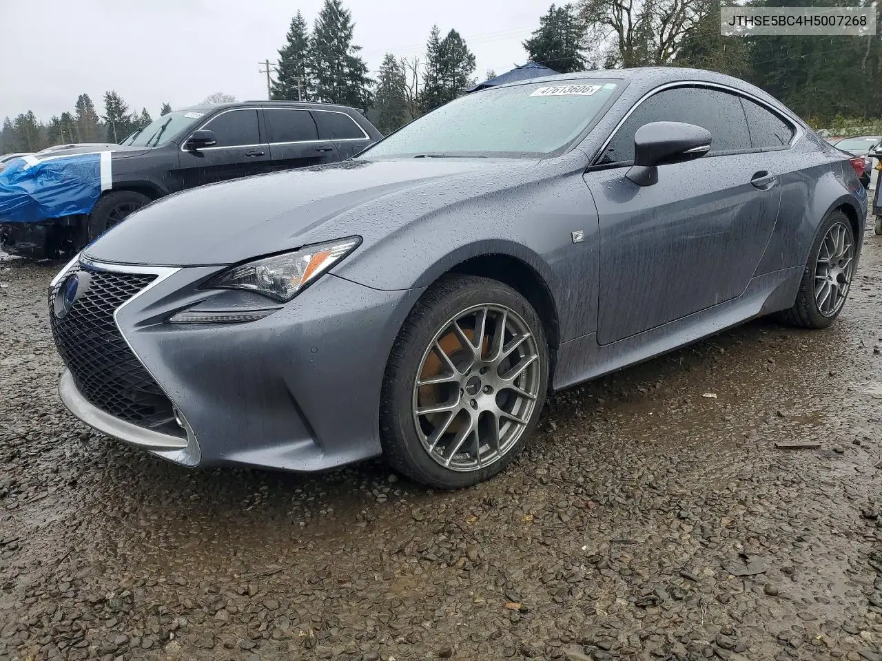 2017 Lexus Rc 350 Base VIN: JTHSE5BC4H5007268 Lot: 47613606