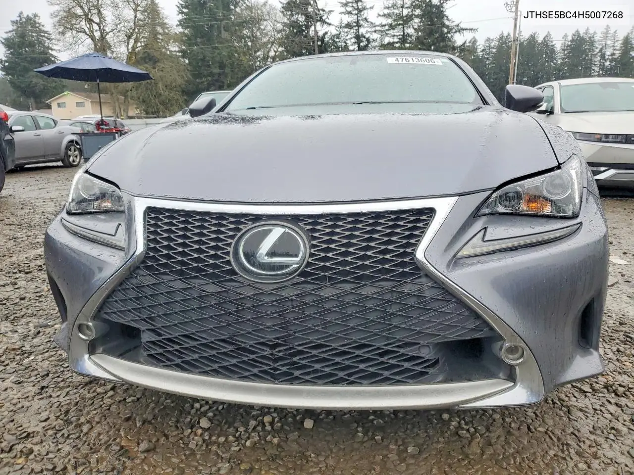2017 Lexus Rc 350 Base VIN: JTHSE5BC4H5007268 Lot: 47613606