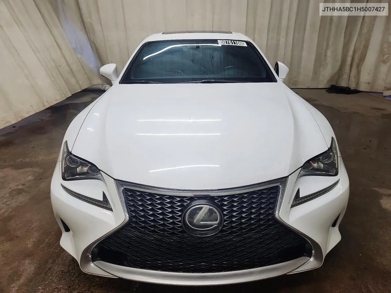 2017 Lexus Rc 200T VIN: JTHHA5BC1H5007427 Lot: 50761166