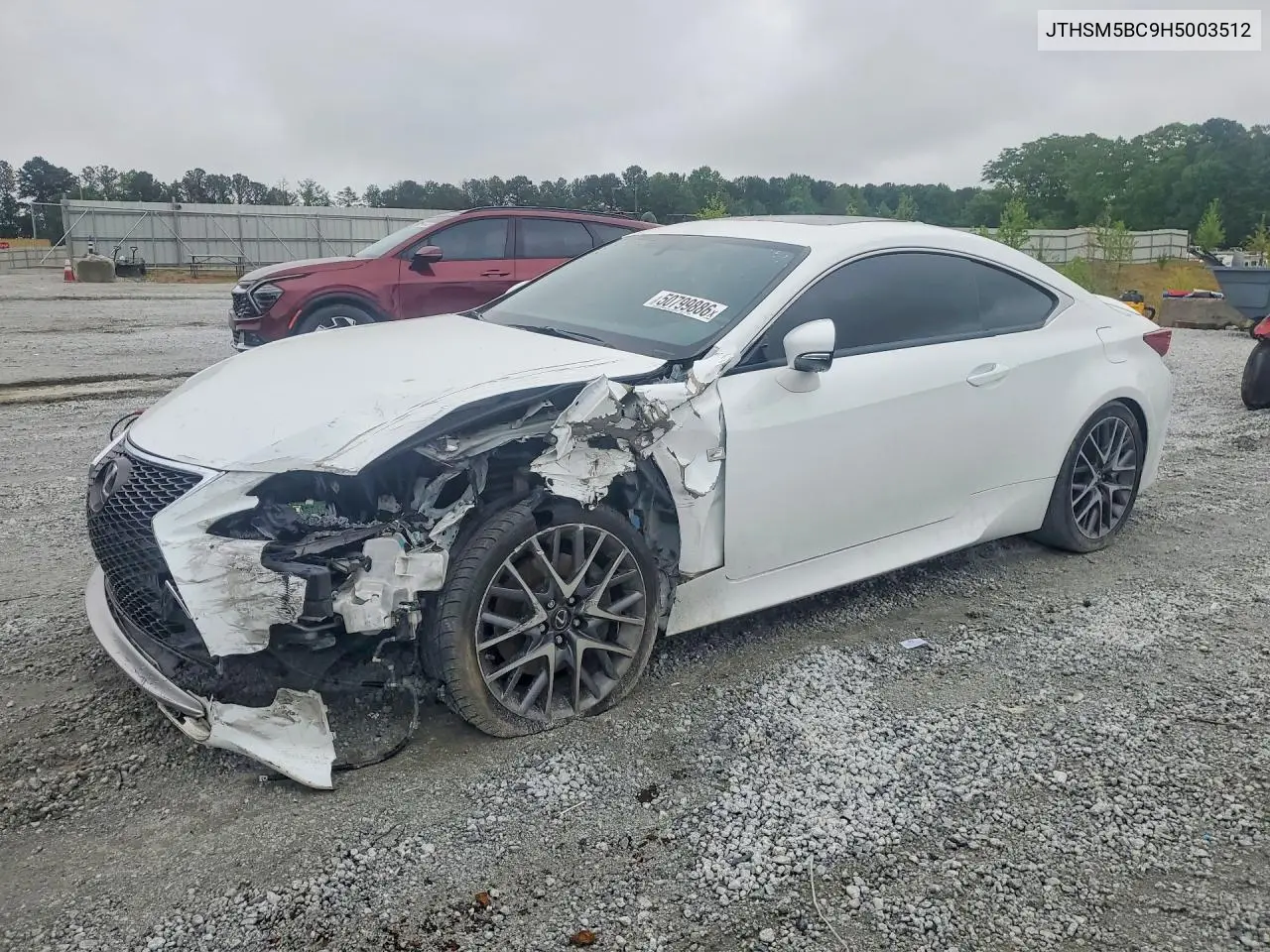 2017 Lexus Rc 300 VIN: JTHSM5BC9H5003512 Lot: 50799886
