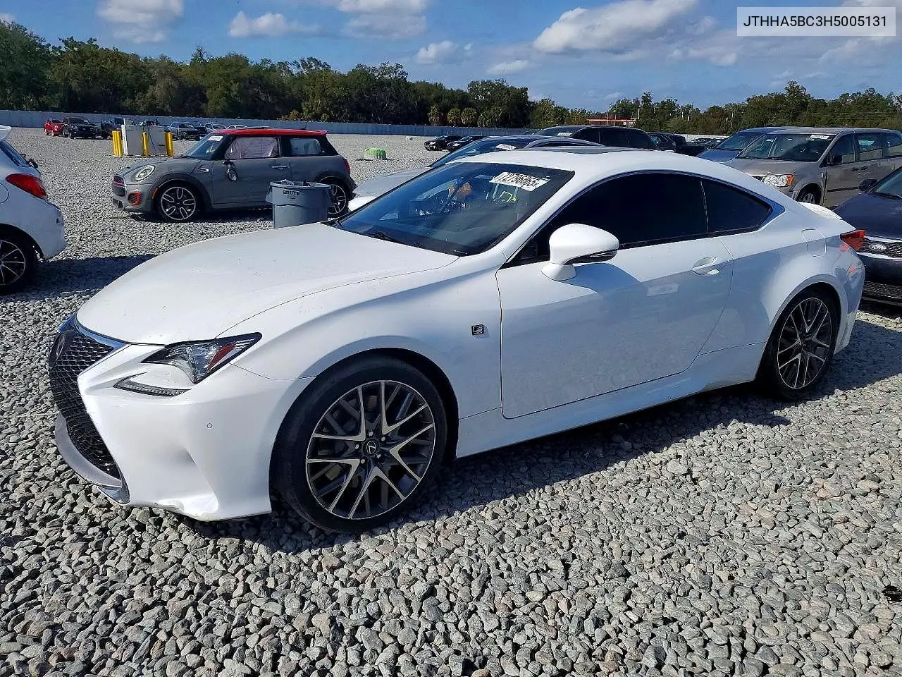 2017 Lexus Rc 200T VIN: JTHHA5BC3H5005131 Lot: 54067716