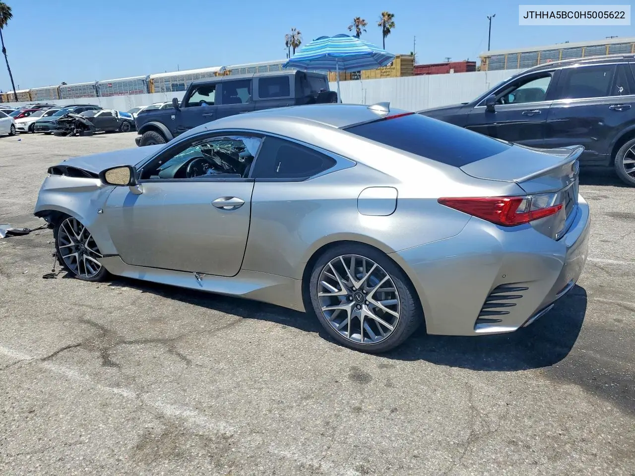 2017 Lexus Rc 200T VIN: JTHHA5BC0H5005622 Lot: 57041966