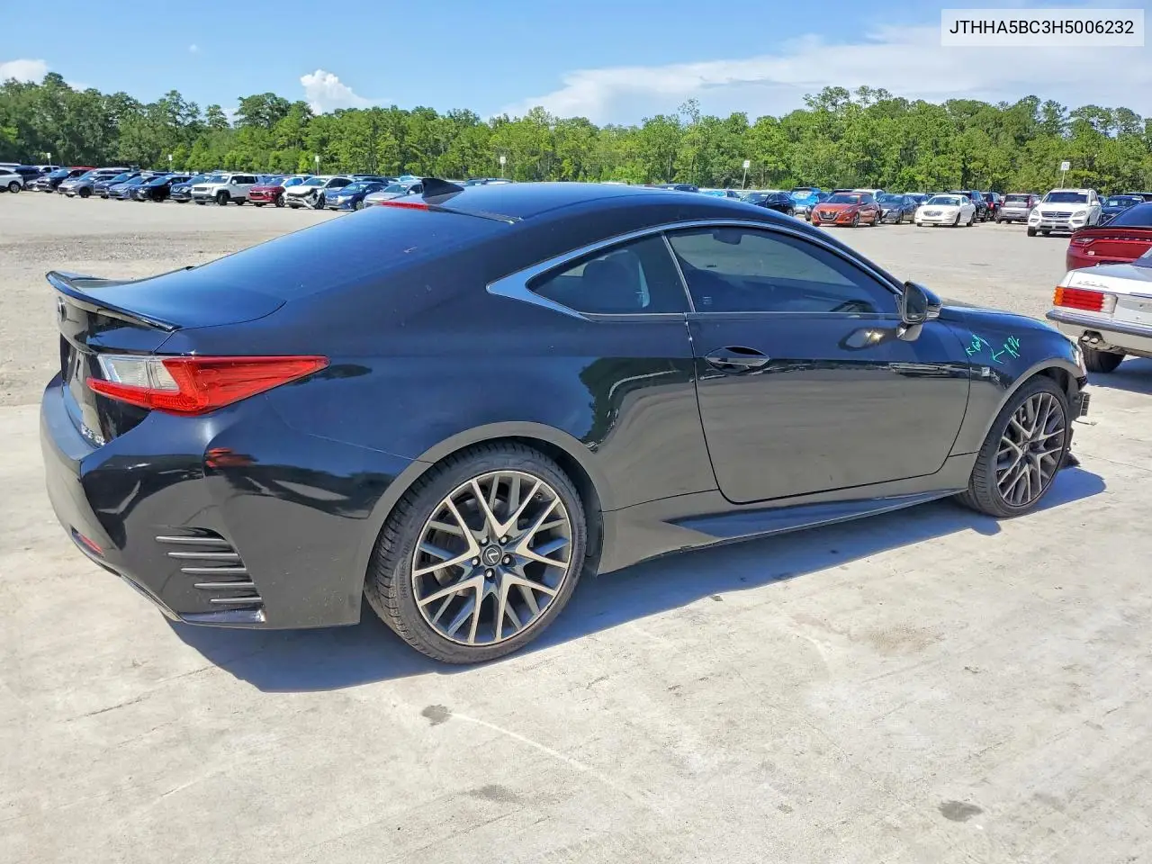 2017 Lexus Rc 200T VIN: JTHHA5BC3H5006232 Lot: 60656216