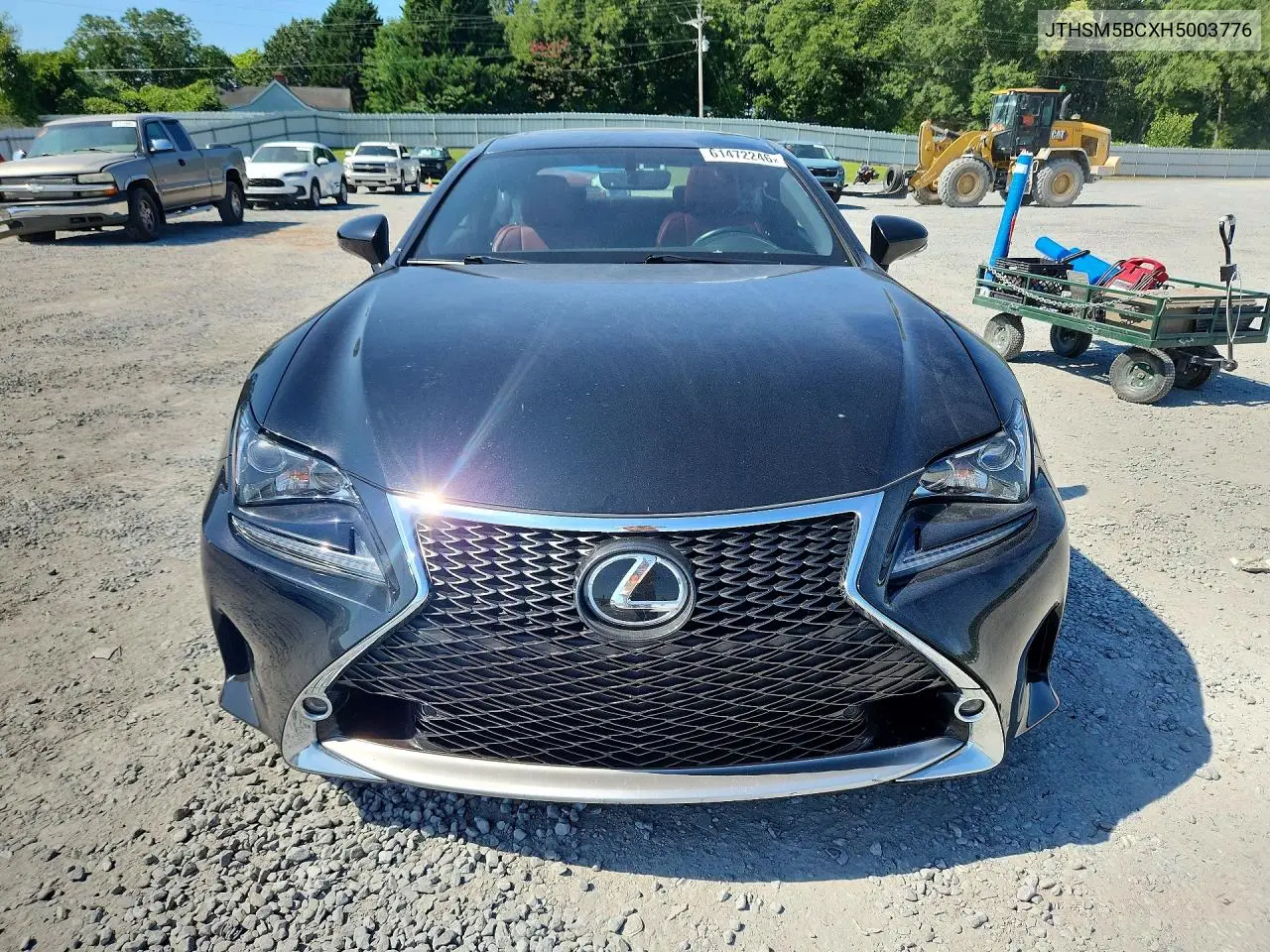 2017 Lexus Rc 300 VIN: JTHSM5BCXH5003776 Lot: 61472246