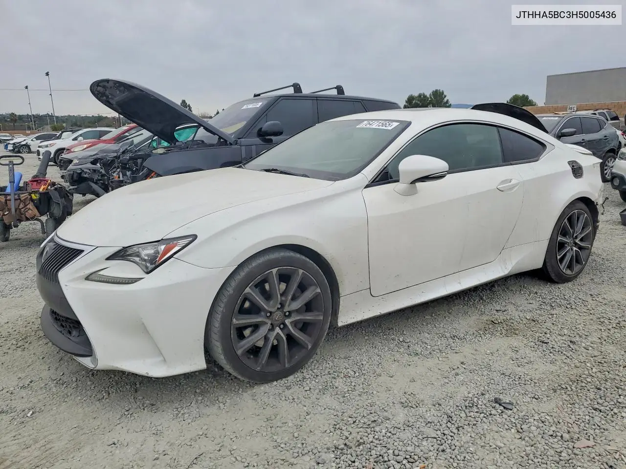 2017 Lexus Rc 200T VIN: JTHHA5BC3H5005436 Lot: 76471565