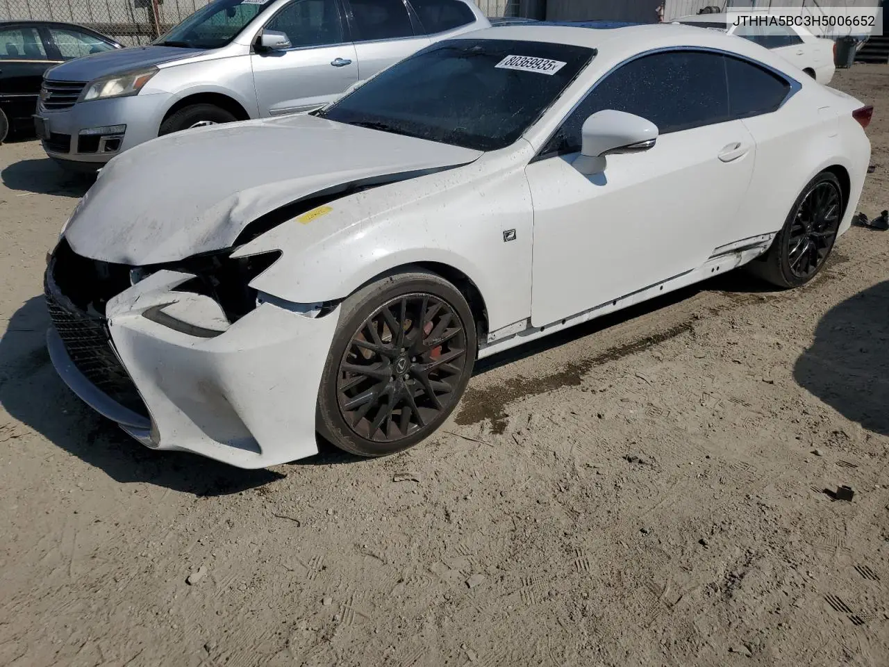 2017 Lexus Rc 200T VIN: JTHHA5BC3H5006652 Lot: 80369935