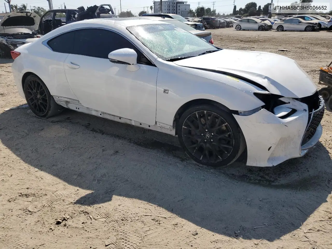 2017 Lexus Rc 200T VIN: JTHHA5BC3H5006652 Lot: 80369935