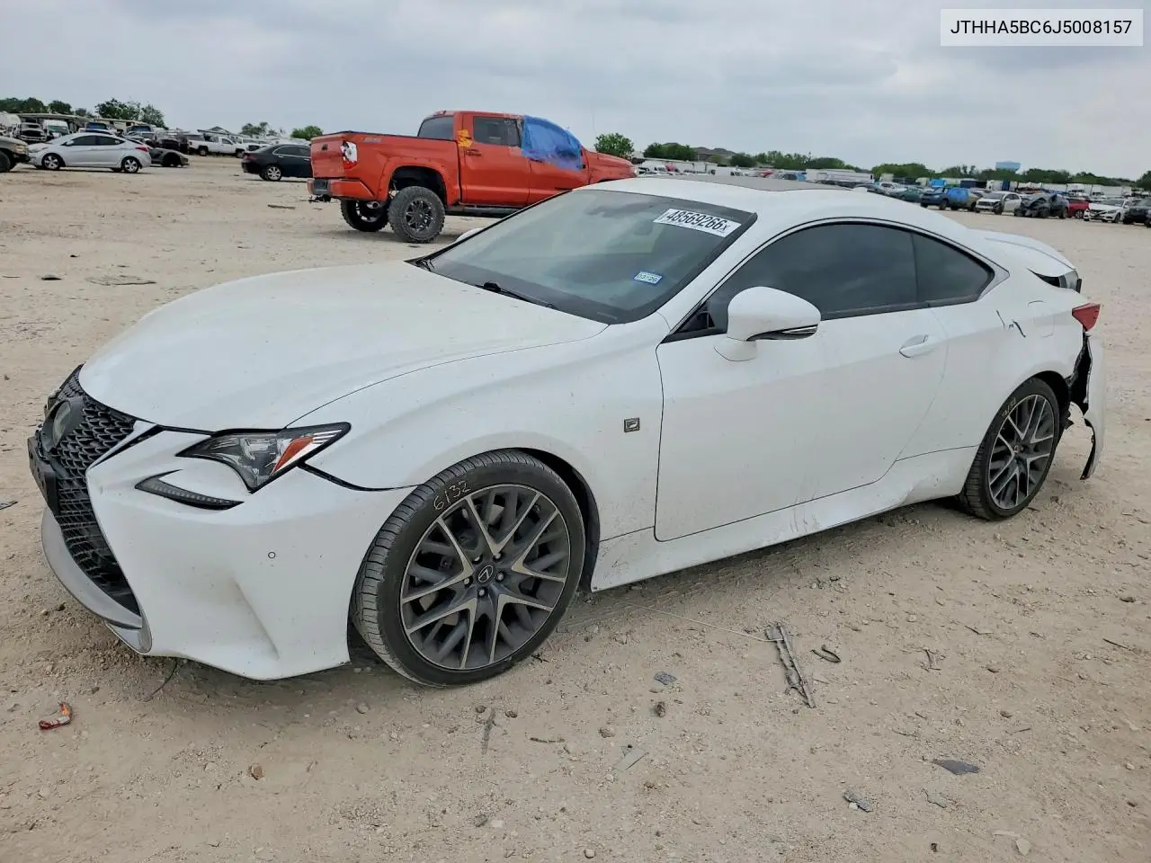 2018 Lexus Rc 300 Base VIN: JTHHA5BC6J5008157 Lot: 48569266