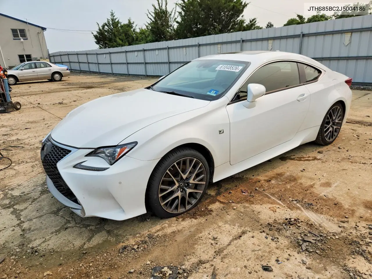 2018 Lexus Rc 300 VIN: JTHS85BC2J5004186 Lot: 61048526