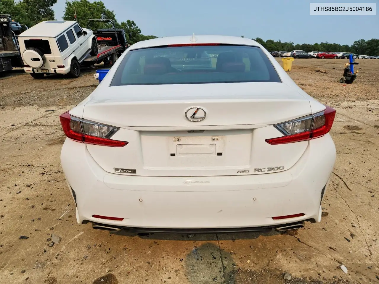 2018 Lexus Rc 300 VIN: JTHS85BC2J5004186 Lot: 61048526