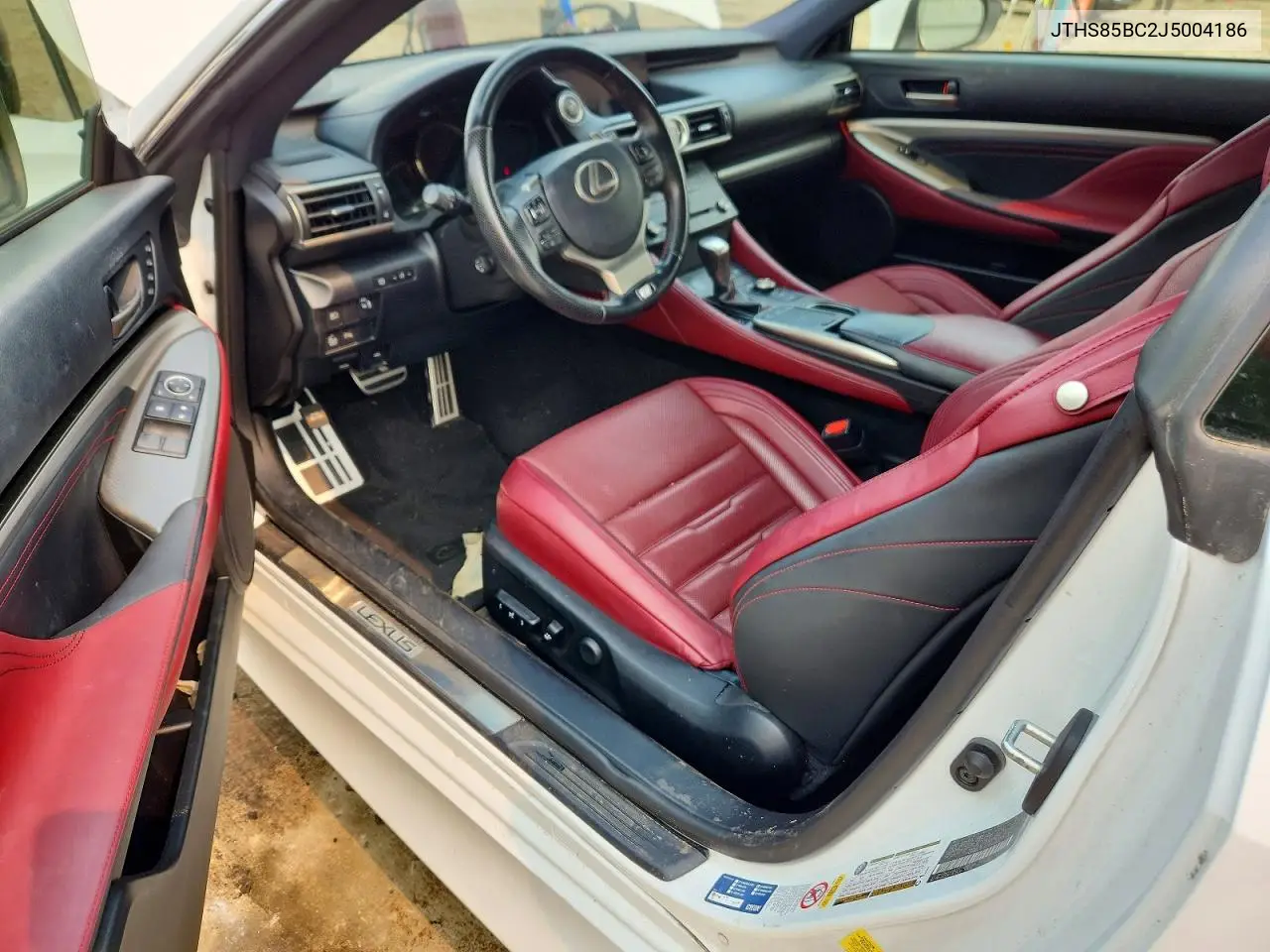 2018 Lexus Rc 300 VIN: JTHS85BC2J5004186 Lot: 61048526
