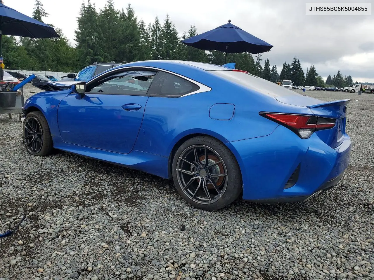 2019 Lexus Rc 300 VIN: JTHS85BC6K5004855 Lot: 60916506
