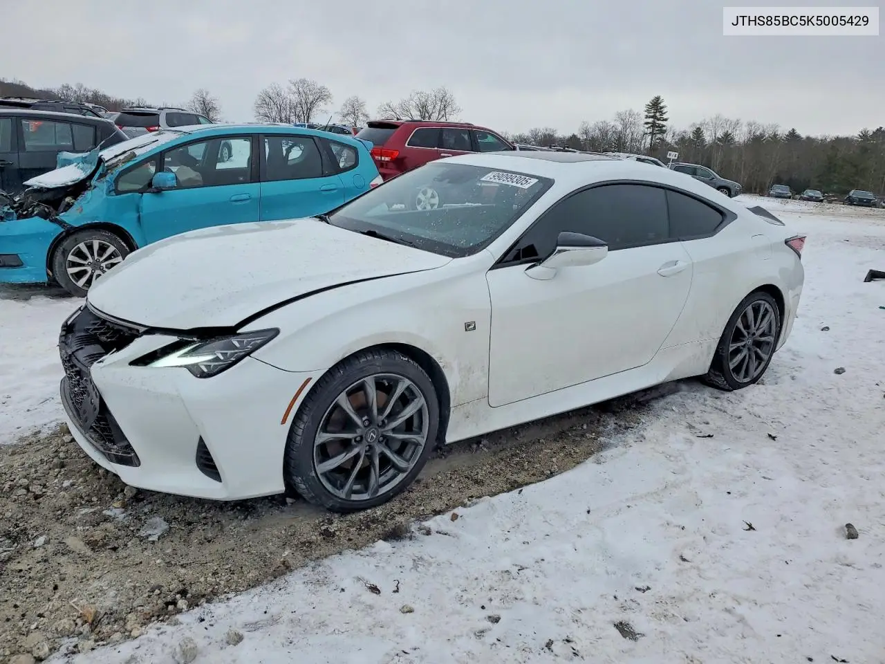 2019 Lexus Rc 300 VIN: JTHS85BC5K5005429 Lot: 99099305