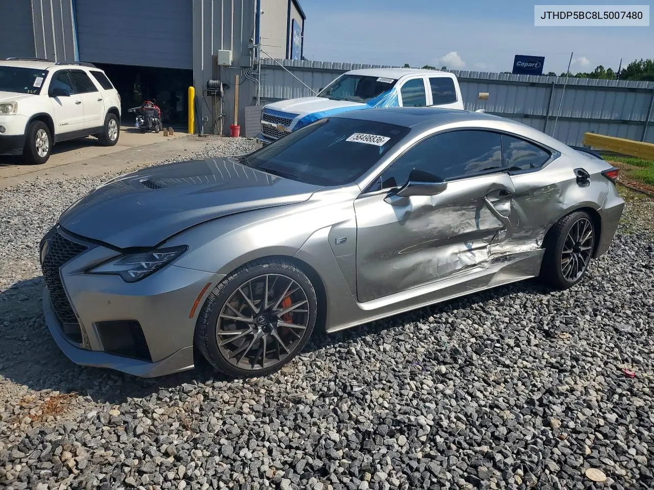 2020 Lexus Rc F Base VIN: JTHDP5BC8L5007480 Lot: 58498836