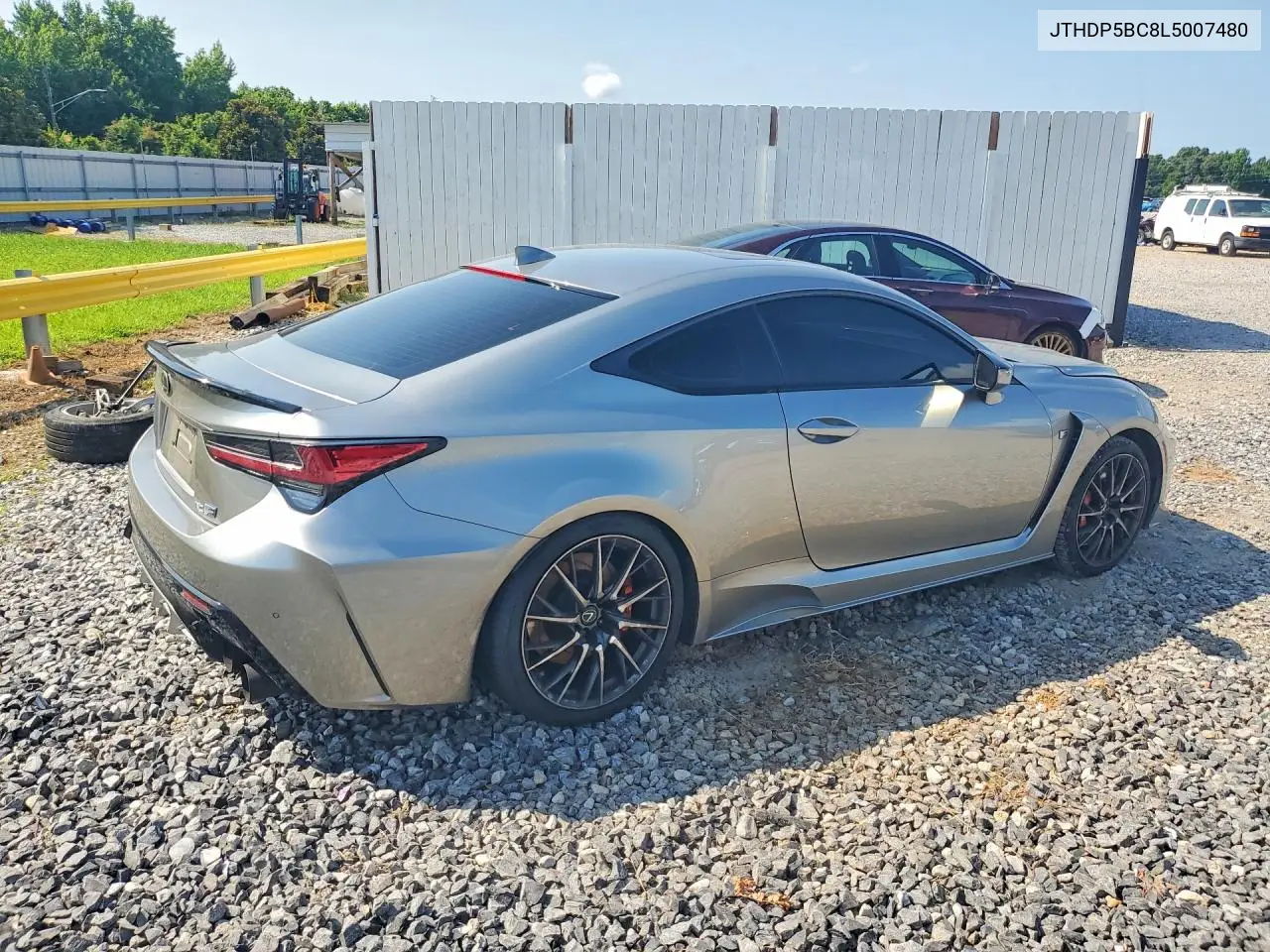 2020 Lexus Rc F Base VIN: JTHDP5BC8L5007480 Lot: 58498836