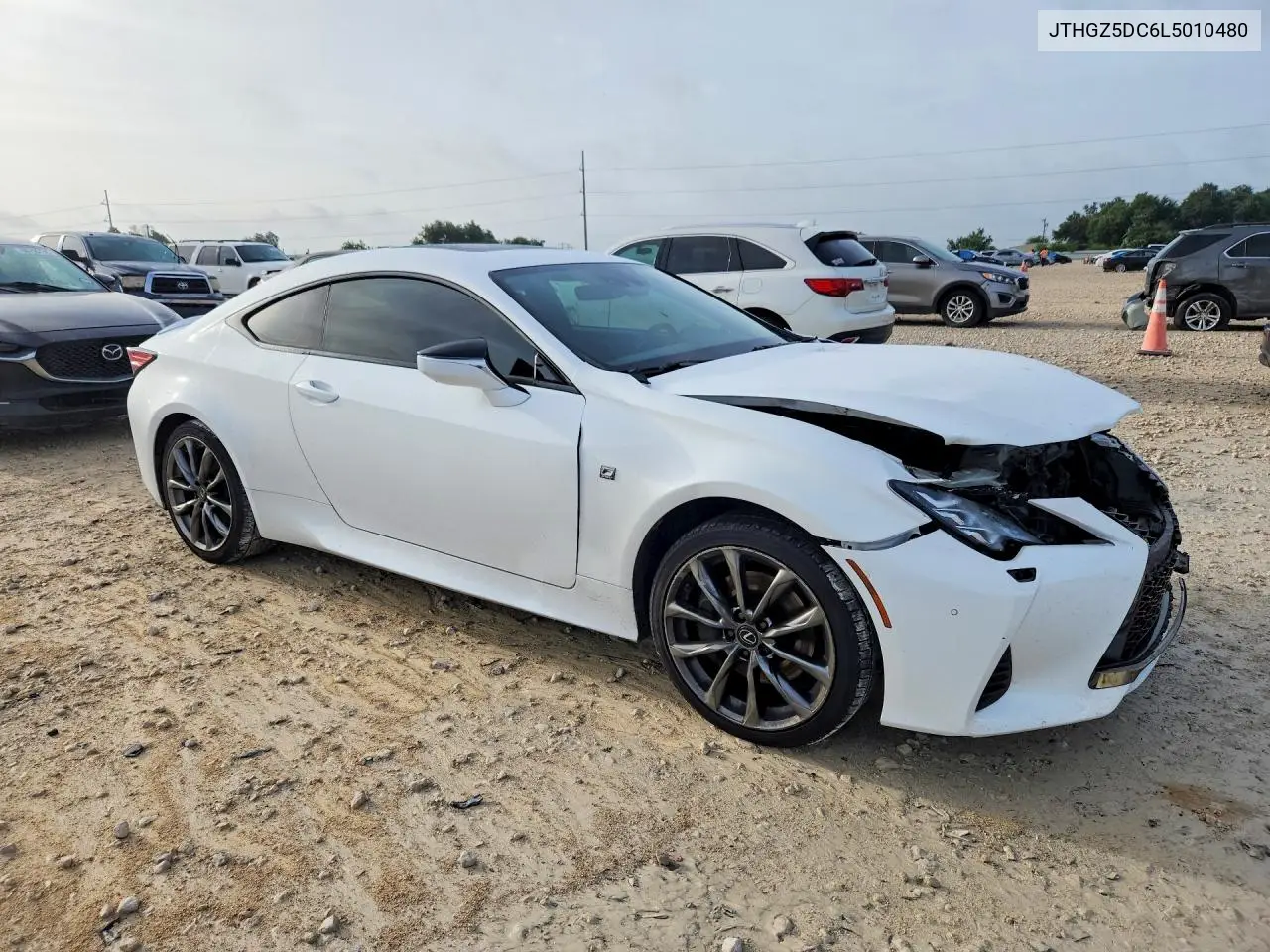 2020 Lexus Rc 350 F Sport VIN: JTHGZ5DC6L5010480 Lot: 60015346