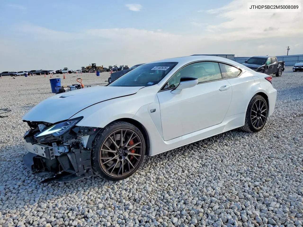 2021 Lexus Rc F Base VIN: JTHDP5BC2M5008089 Lot: 51182626