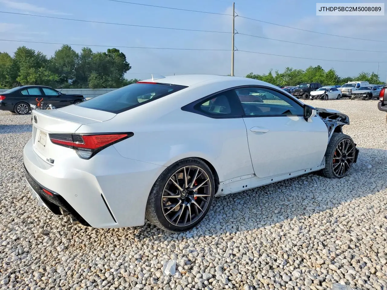 2021 Lexus Rc F Base VIN: JTHDP5BC2M5008089 Lot: 51182626