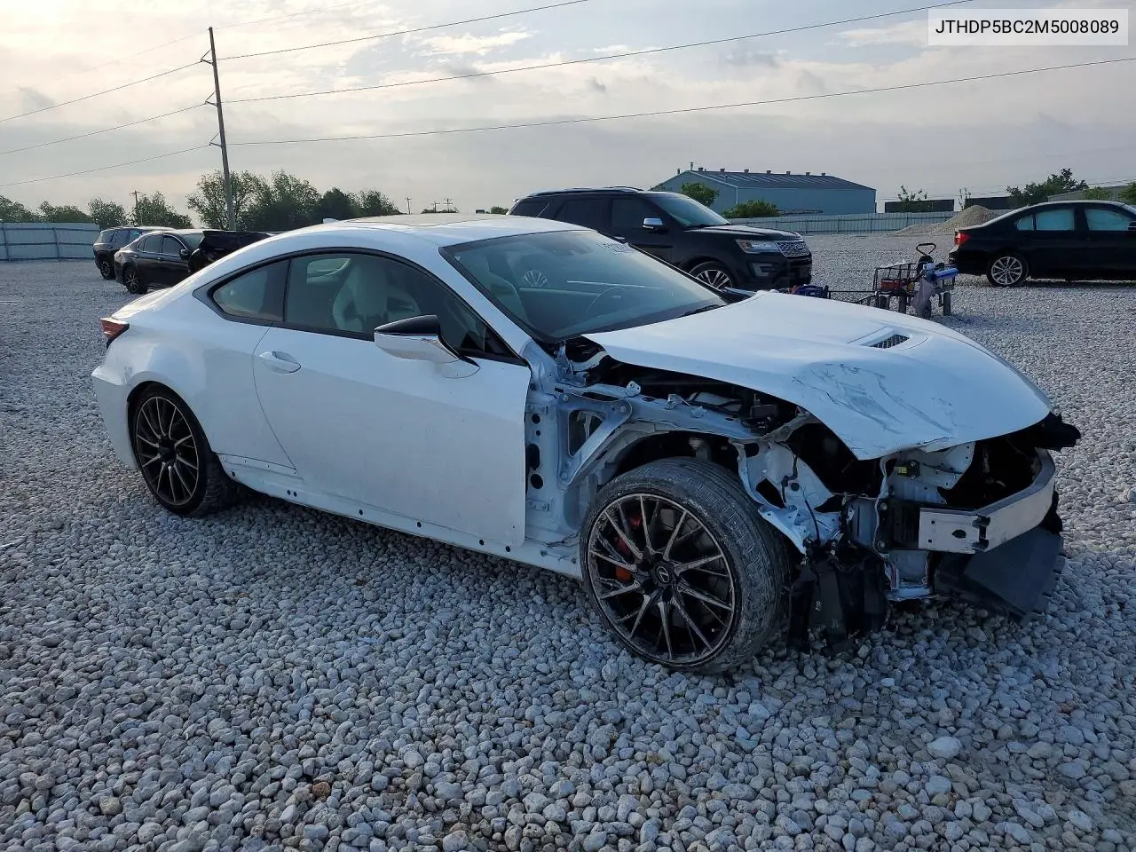 2021 Lexus Rc F Base VIN: JTHDP5BC2M5008089 Lot: 51182626
