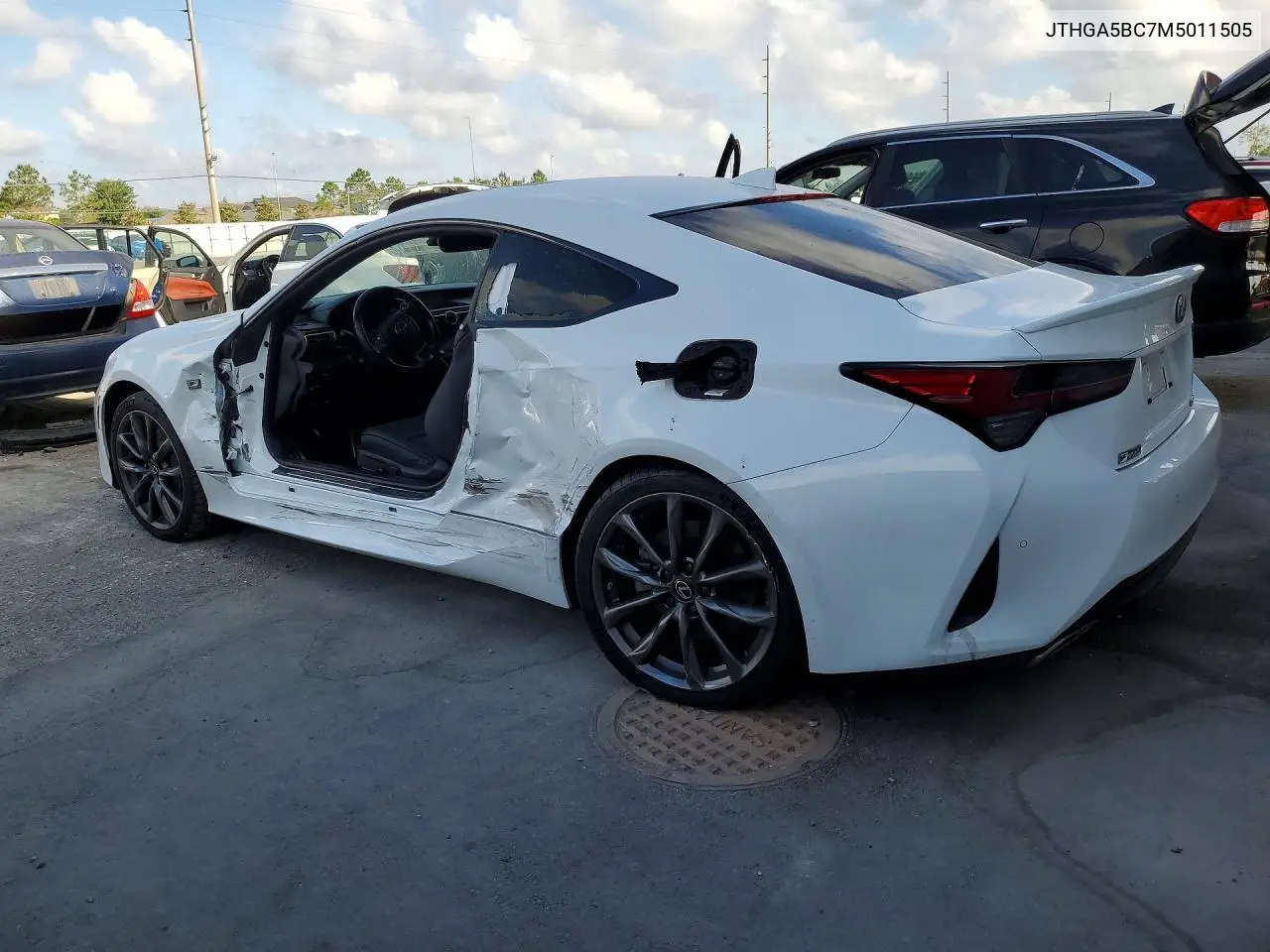 2021 Lexus Rc 300 F Sport VIN: JTHGA5BC7M5011505 Lot: 51975506