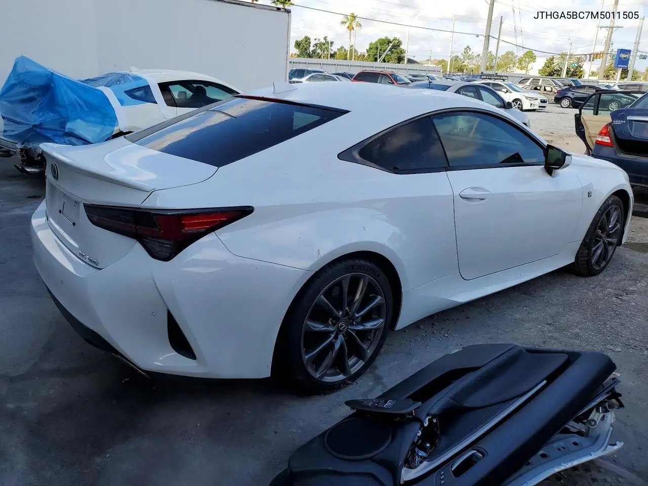 2021 Lexus Rc 300 F Sport VIN: JTHGA5BC7M5011505 Lot: 51975506