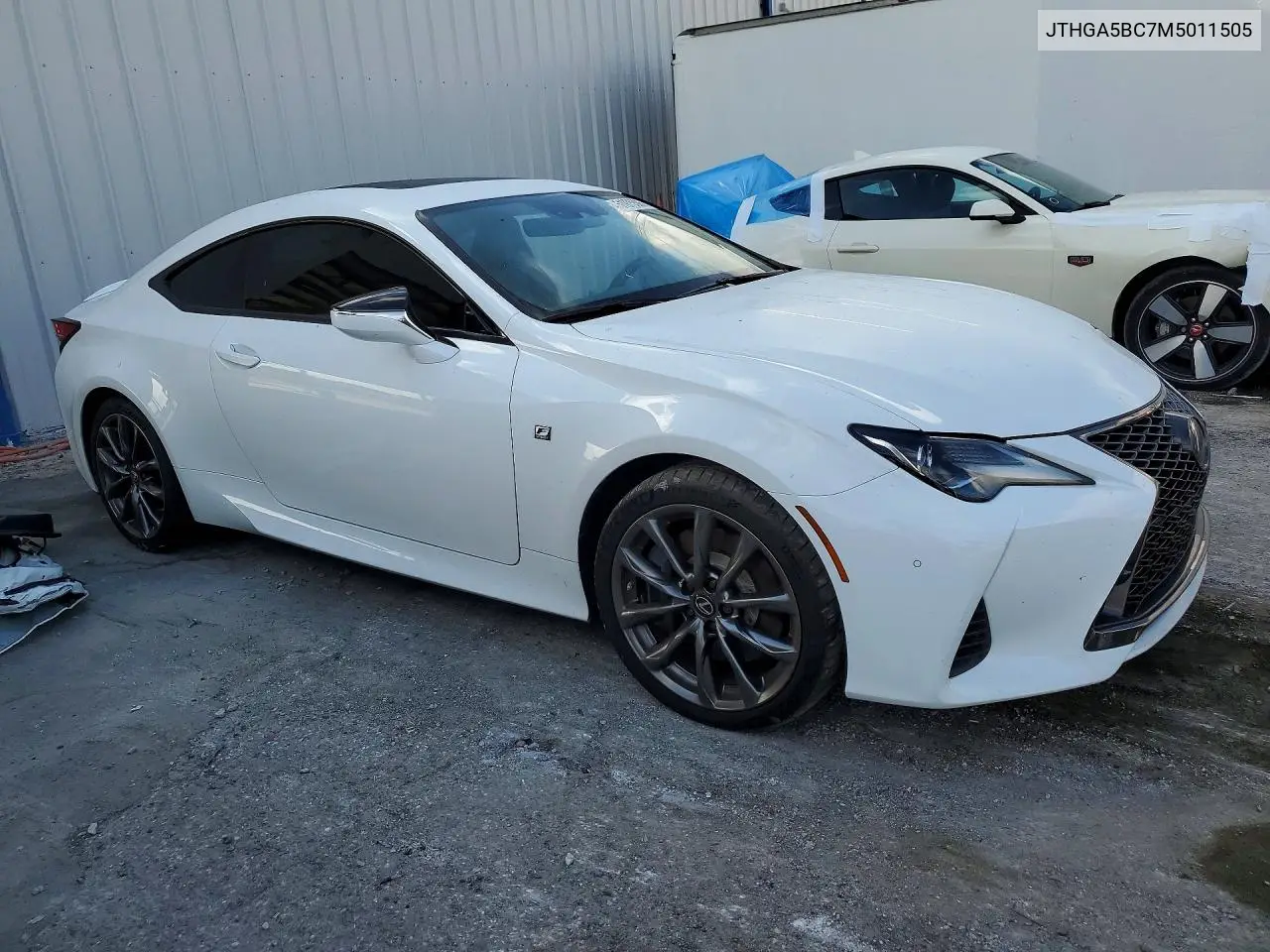 2021 Lexus Rc 300 F Sport VIN: JTHGA5BC7M5011505 Lot: 51975506