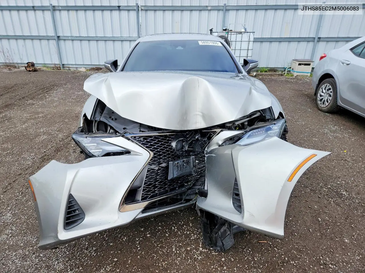 2021 Lexus Rc 300 VIN: JTHS85EC2M5006083 Lot: 58951906