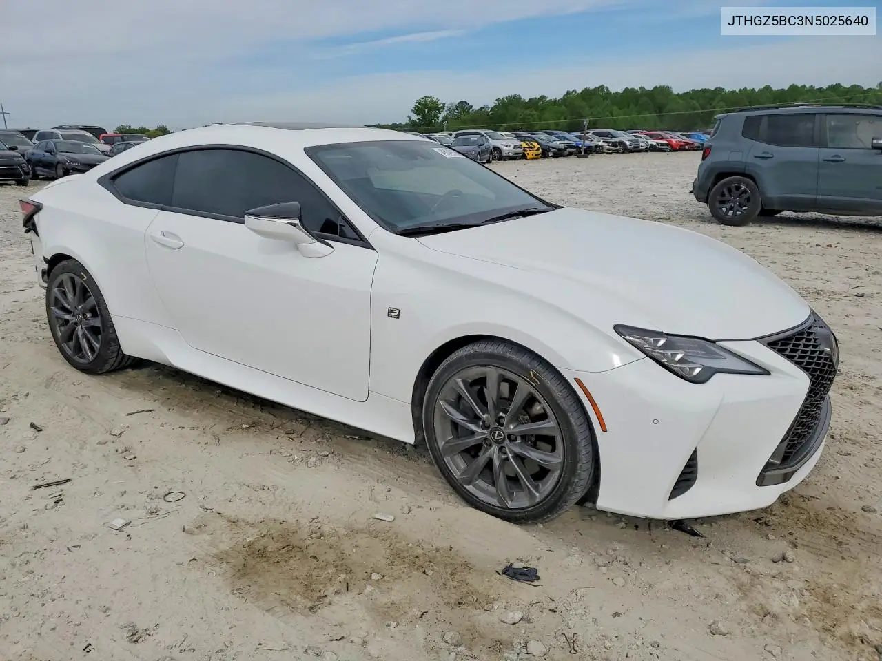 2022 Lexus Rc VIN: JTHGZ5BC3N5025640 Lot: 49149126