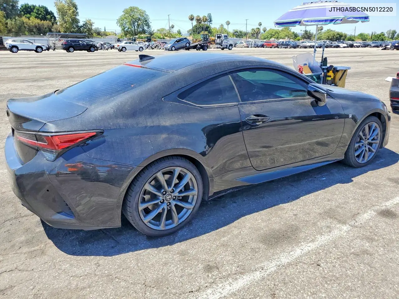 2022 Lexus Rc 300 F Sport VIN: JTHGA5BC5N5012220 Lot: 58287166