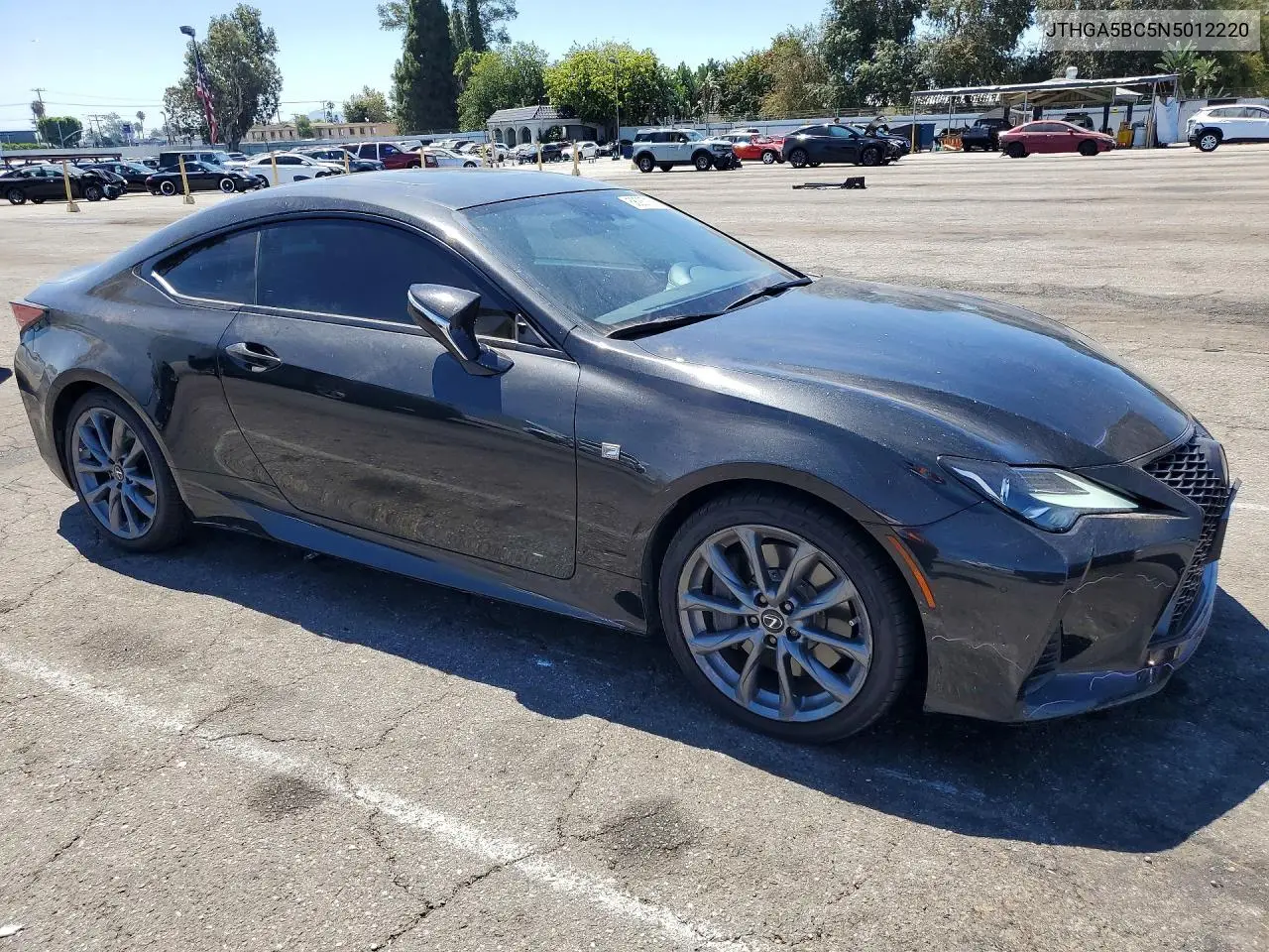 2022 Lexus Rc 300 F Sport VIN: JTHGA5BC5N5012220 Lot: 58287166
