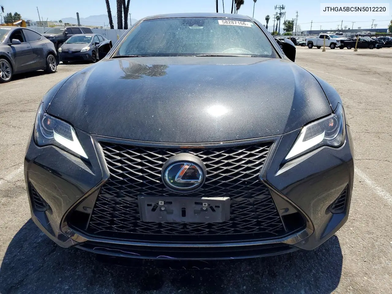 2022 Lexus Rc 300 F Sport VIN: JTHGA5BC5N5012220 Lot: 58287166